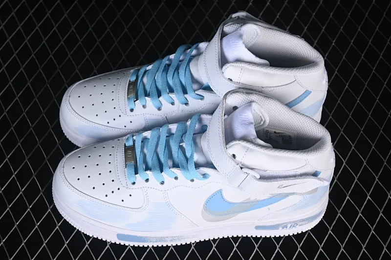 All categories Nk Air Force 1 Air Force series Nk Air Force 1 Mid Air Force mid-top Nike Air Force 1'07 Mid broken hook inkjet Air Force 1 mid-top casual sneakers ZH0316-124